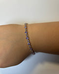 Diamond Crystal Tennis Bracelet