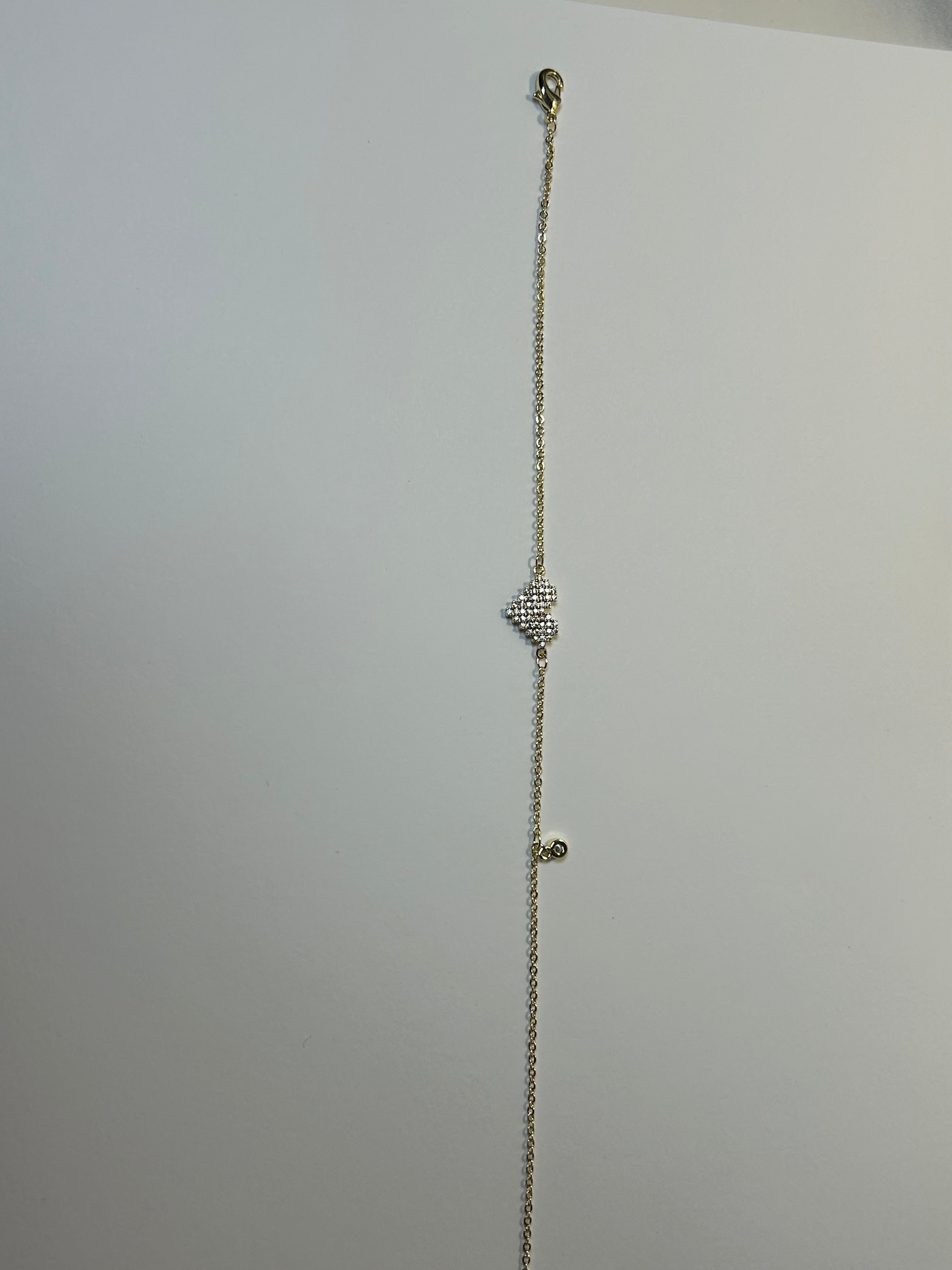 Pixel Heart Anklet