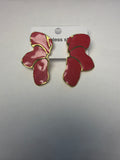 Bold Bloom Enamel Flower Earrings