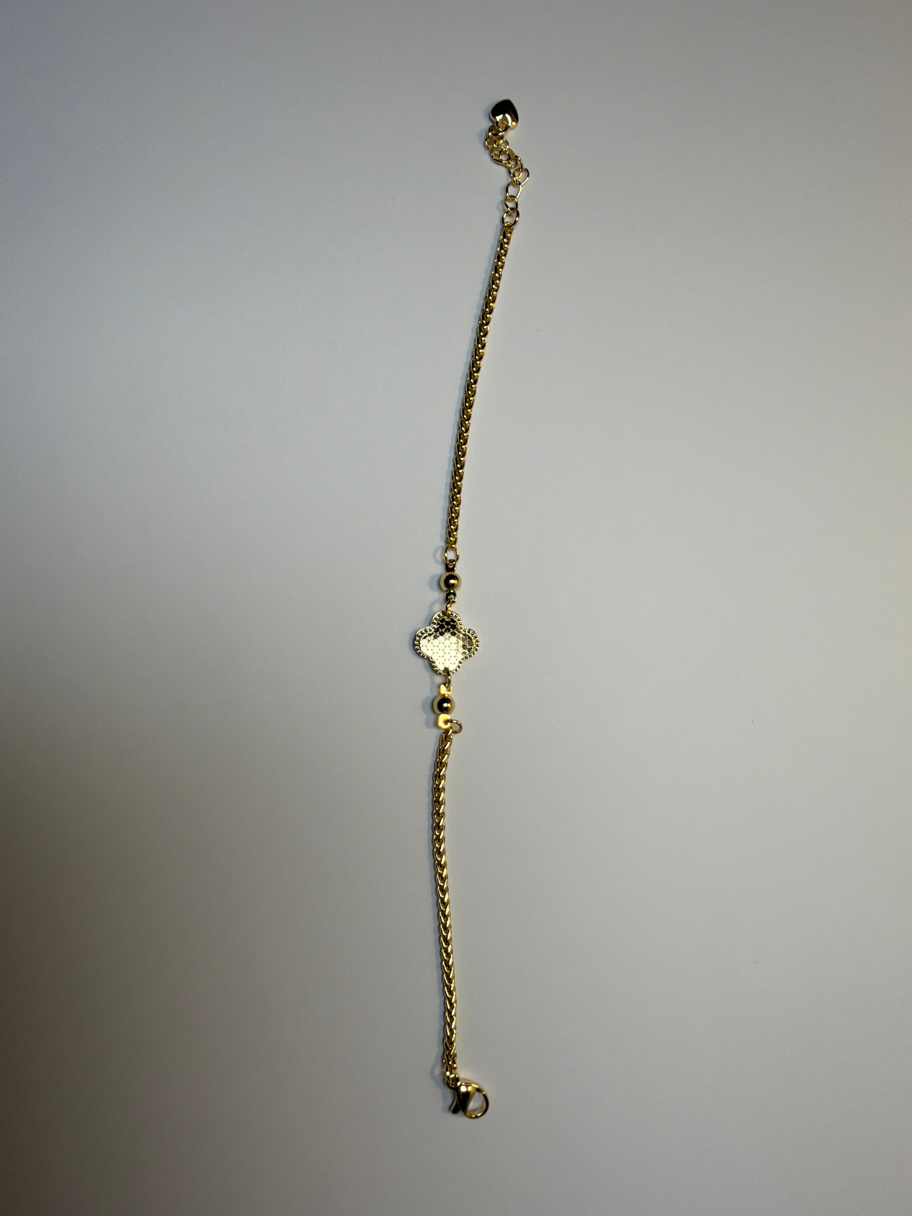 Gold Clover Bracelet