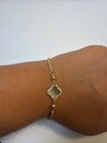 Gold Clover Bracelet
