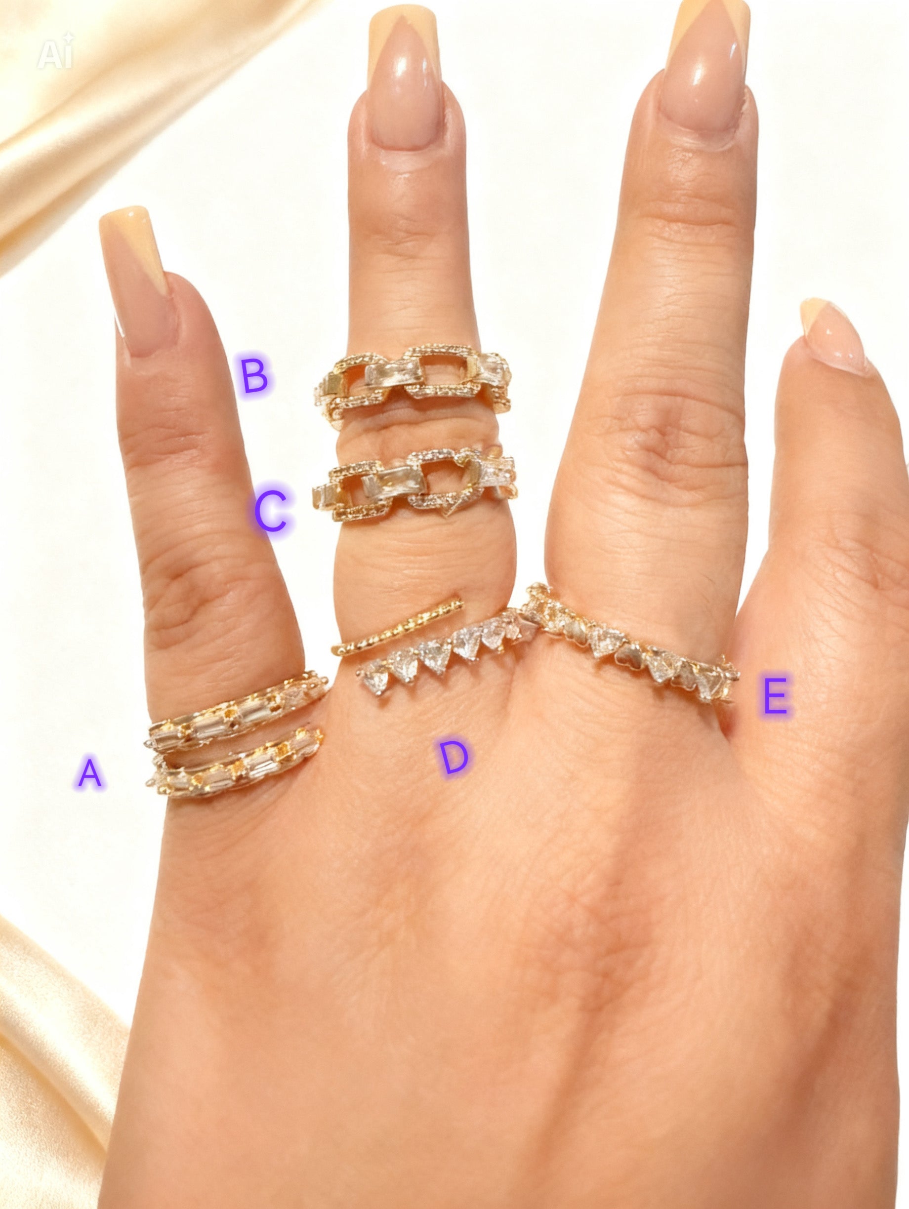 anillos cadena