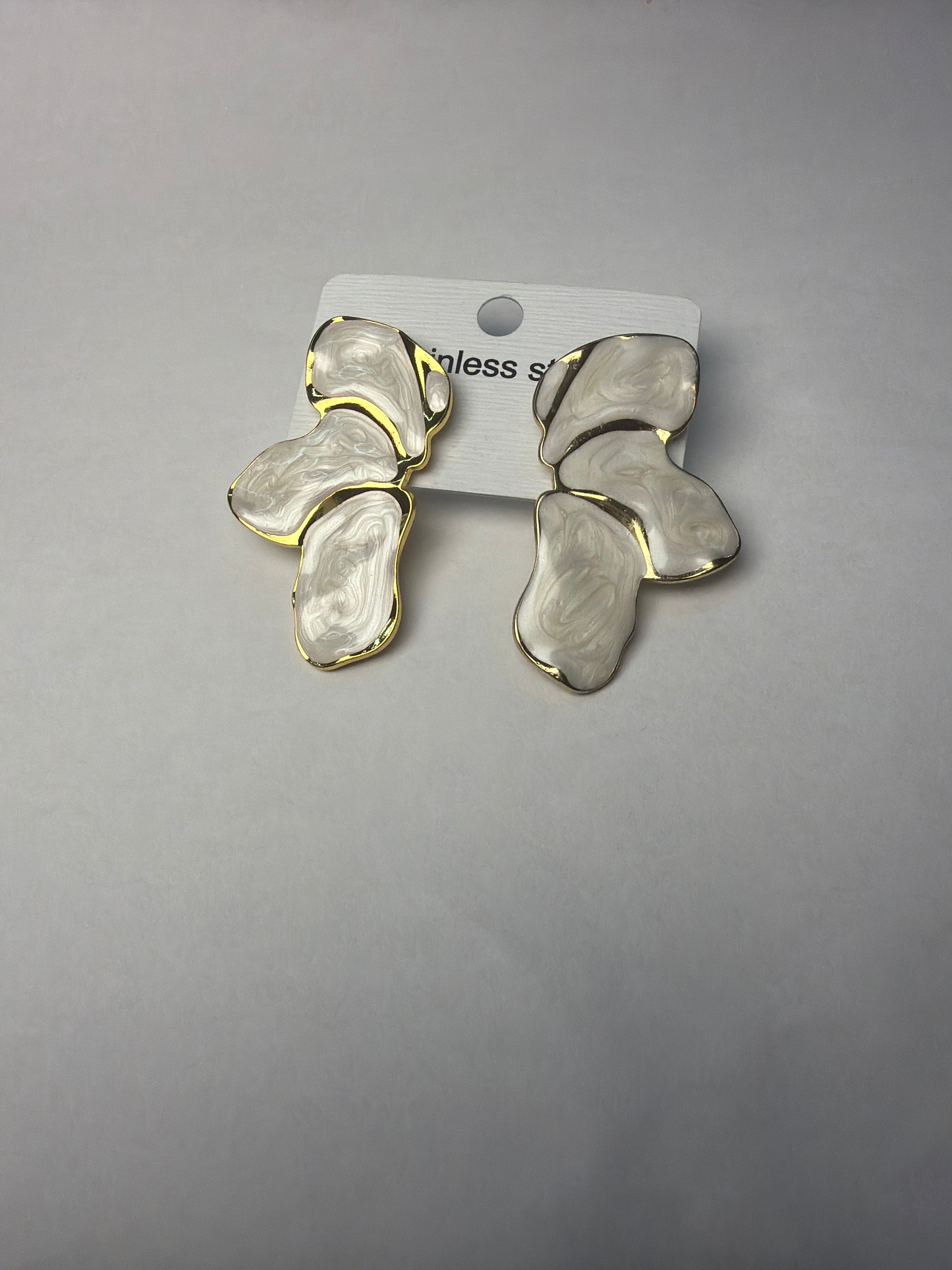 Bold Bloom Enamel Flower Earrings