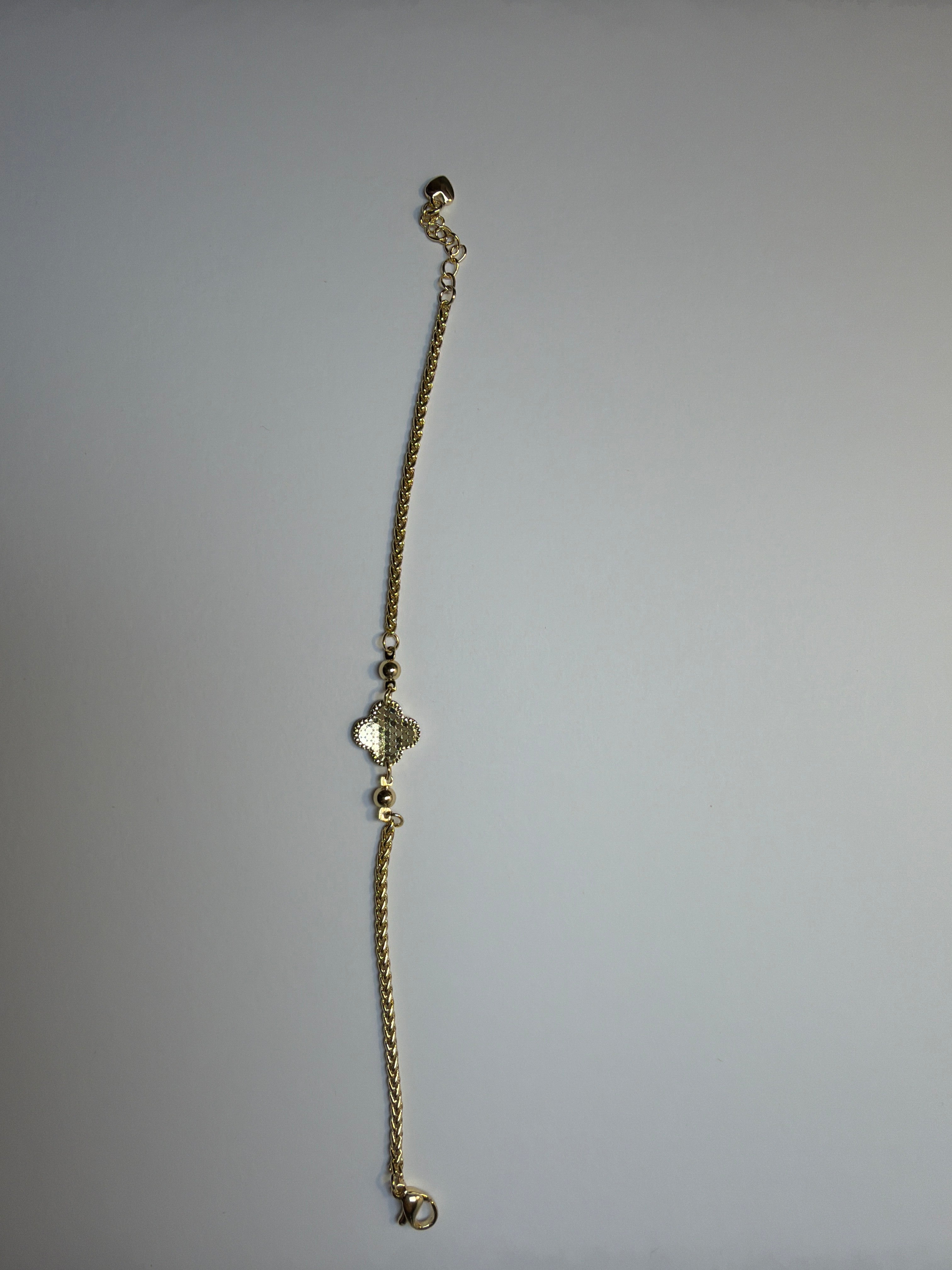 Gold Clover Bracelet