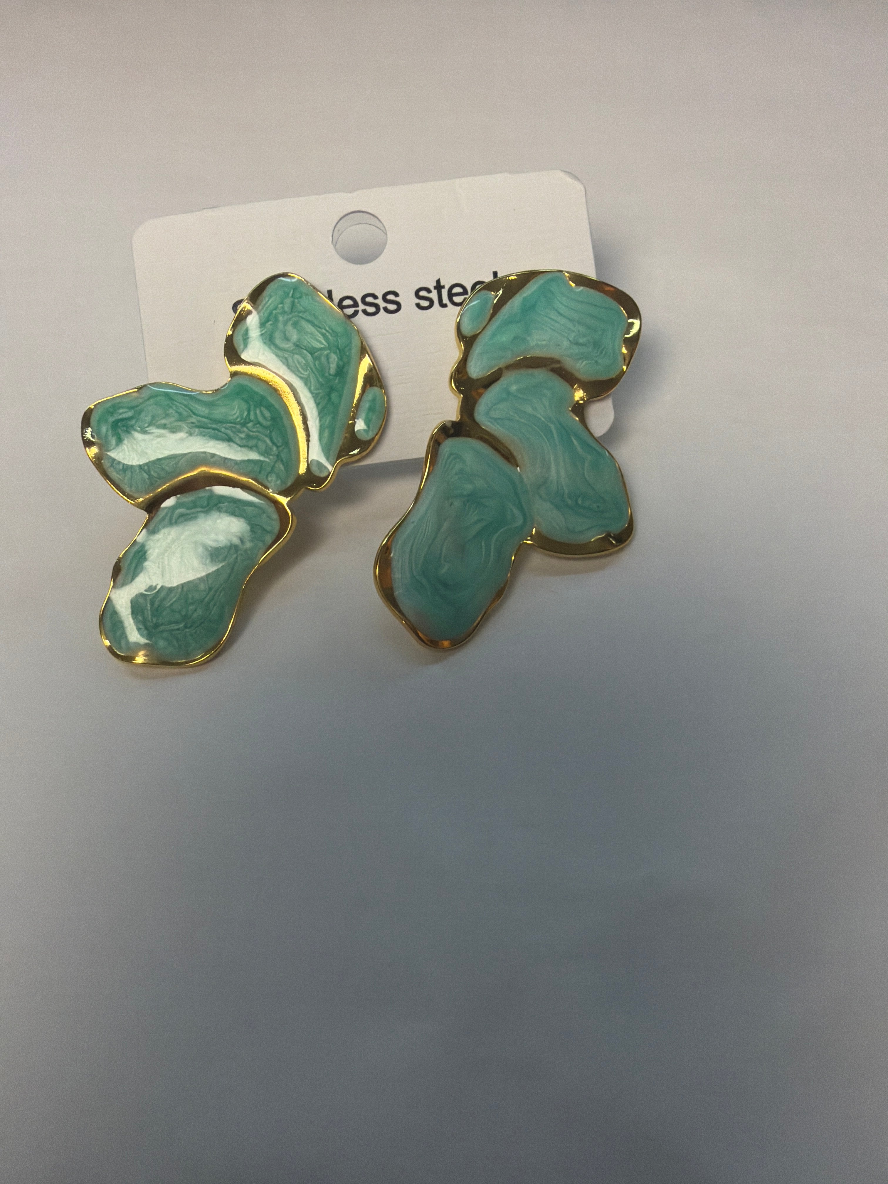 Bold Bloom Enamel Flower Earrings