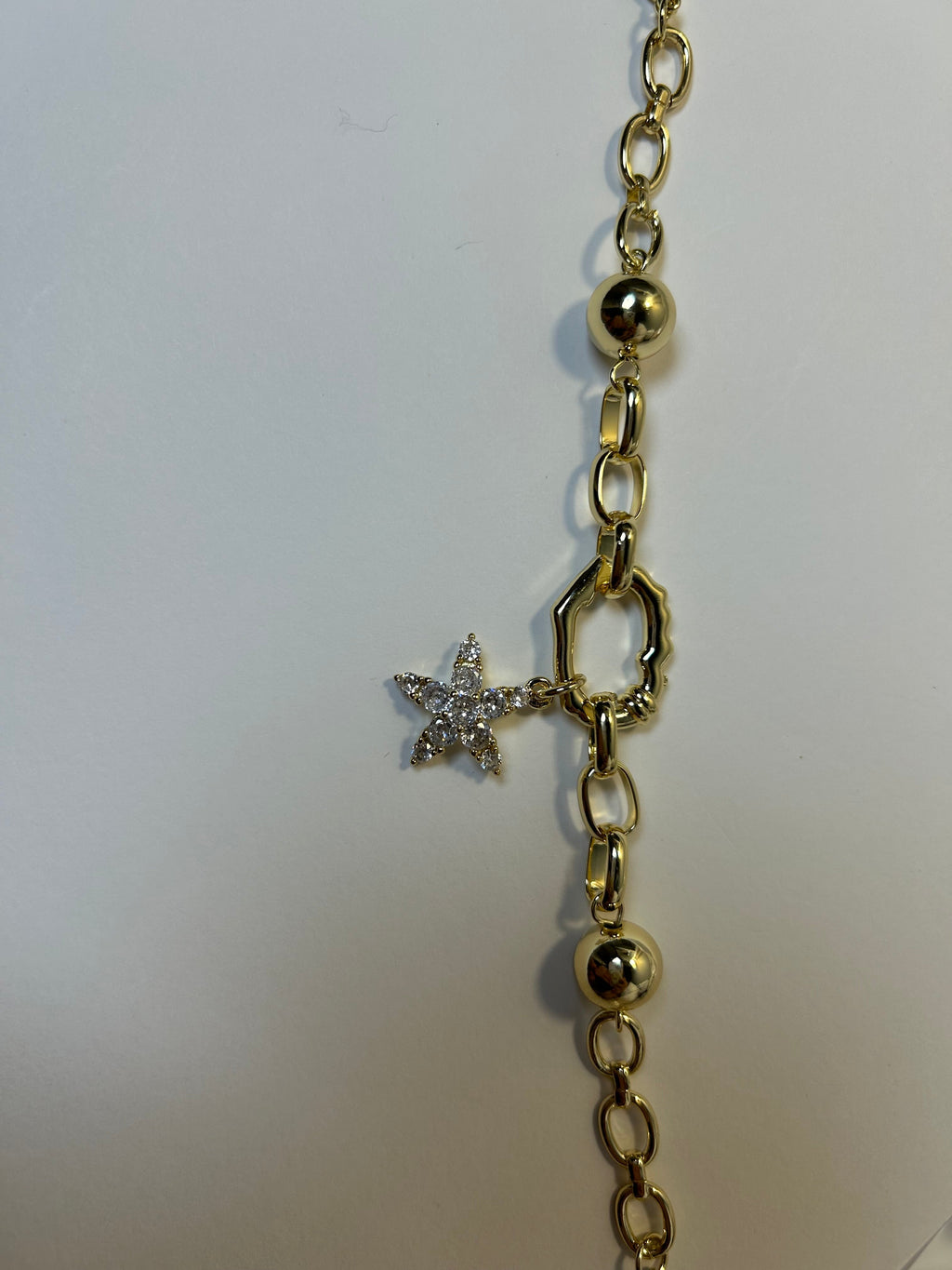 Gold Star Charm Bracelet