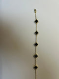 Black Clover Gold Chain Jewelry