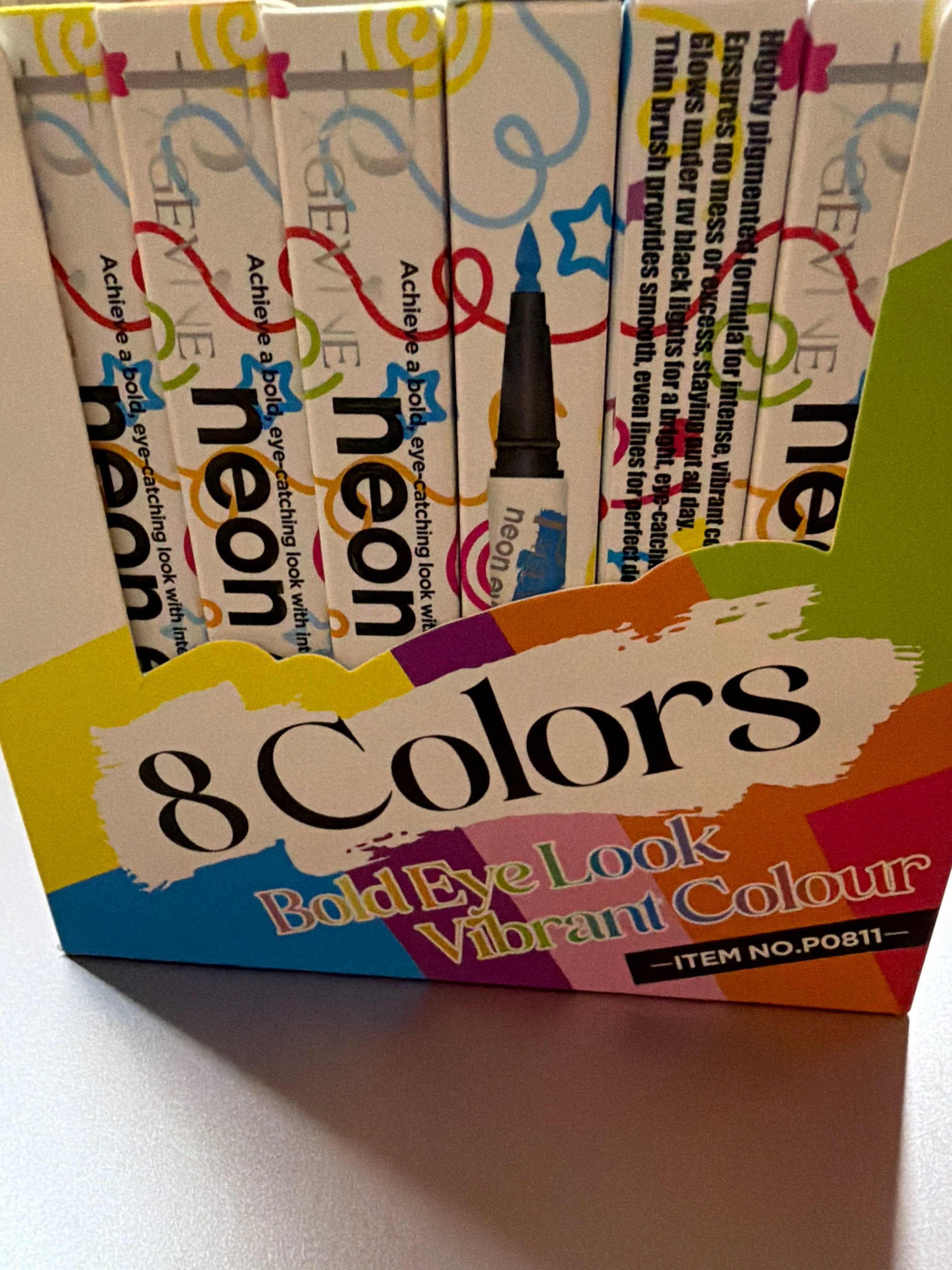 Neon Eyeliner Set - 8 Colors