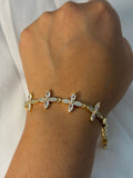 Crystal Flower Bracelet