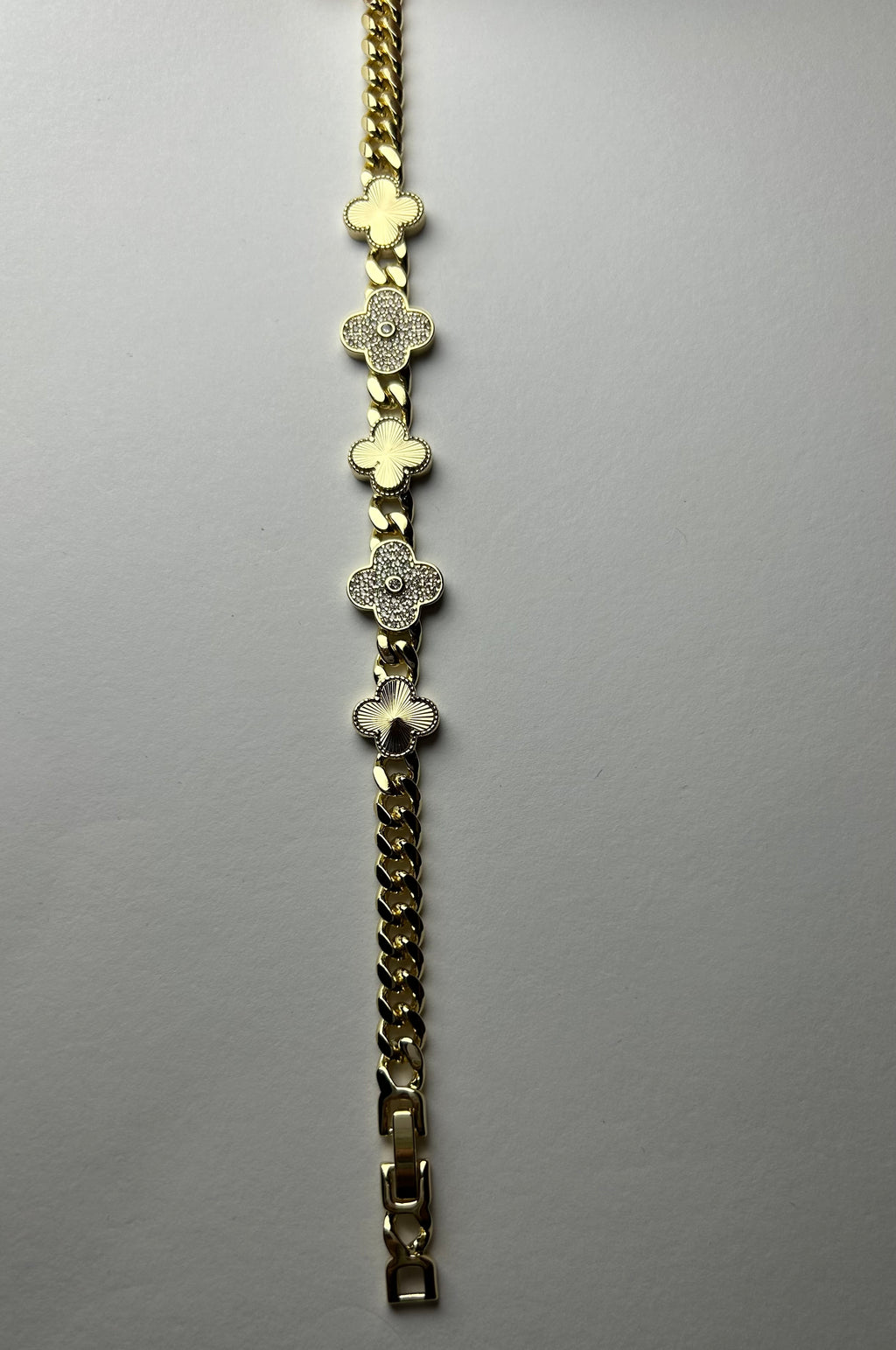 Double Clover Drop Earrings
