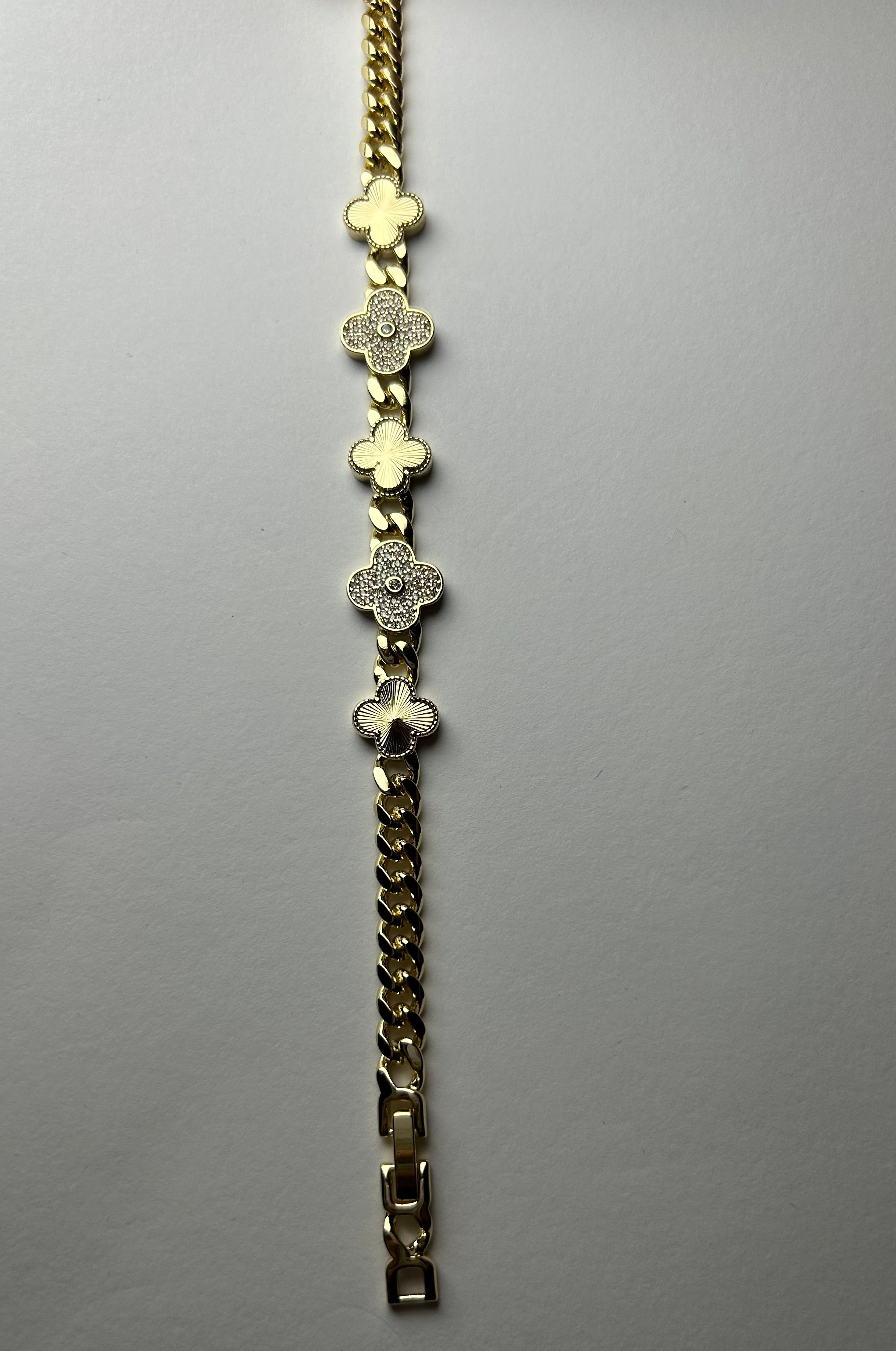 Double Clover Drop Earrings