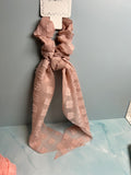 Floral Scarf Scrunchie