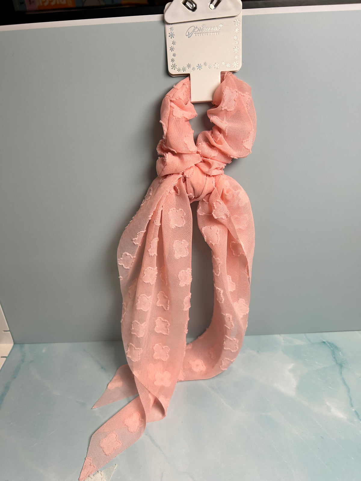 Floral Scarf Scrunchie
