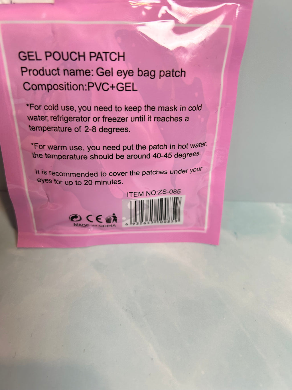 Reusable eye patches