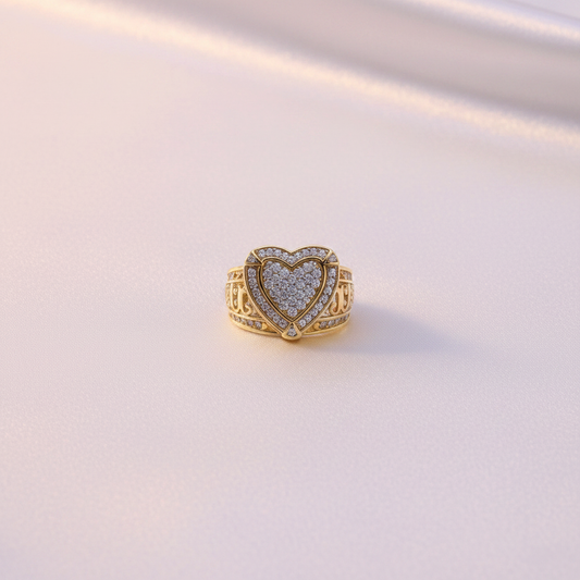 Anillo corazón gold solo