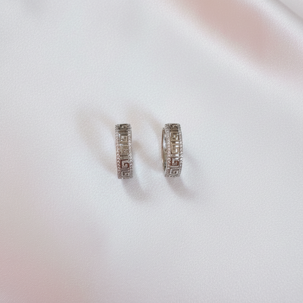 Aretes Ovalados - Flat Lay