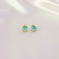 Cat Eye Earrings Flat Lay