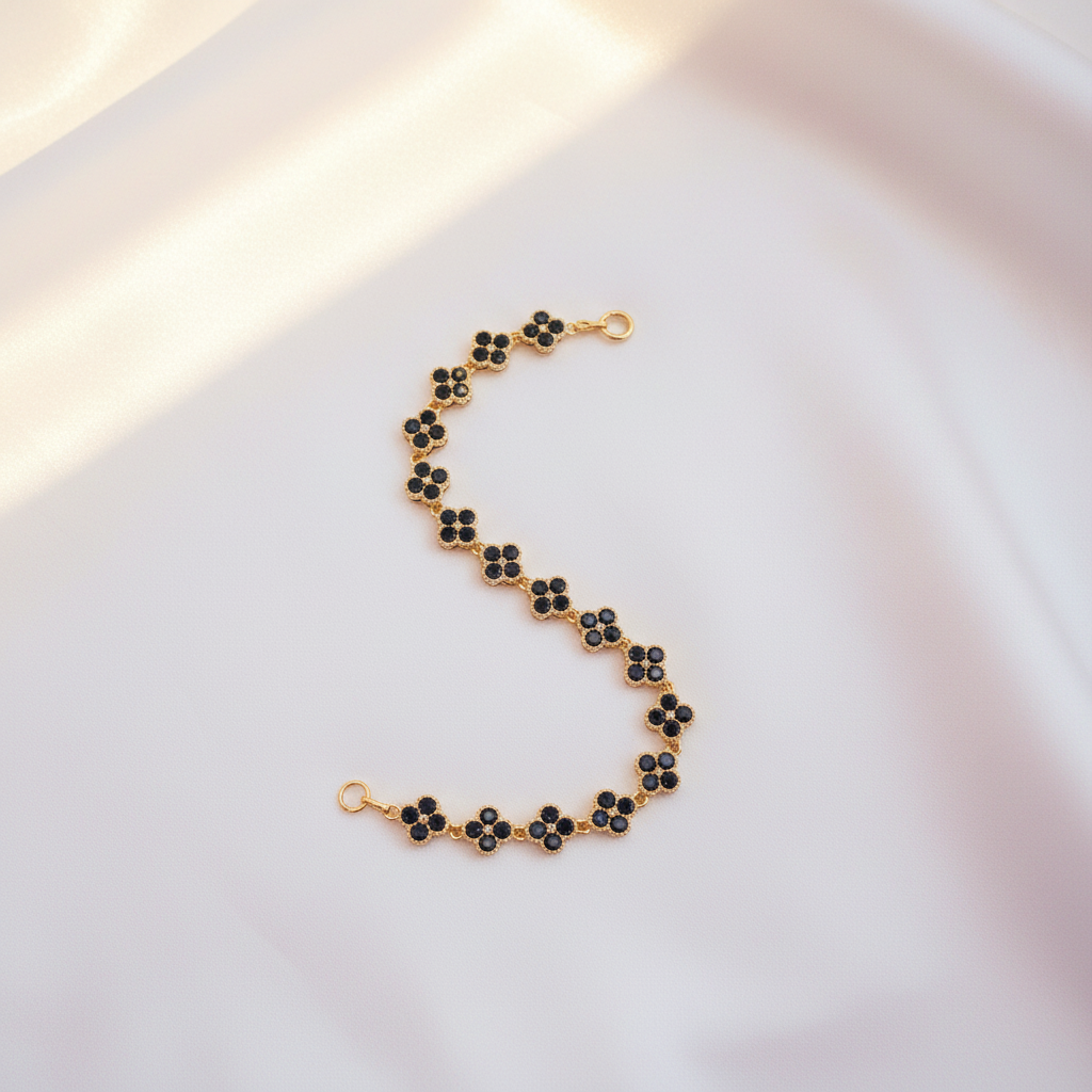 Clover Bracelet Flat Lay
