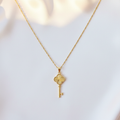 Clover Key Necklace