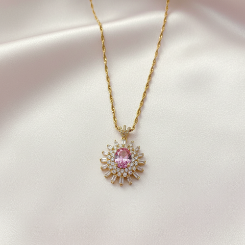 Collar Sol Rosa