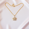 Crown Pendant Flat Lay