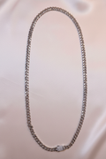 Cuban Link Chain flat lay
