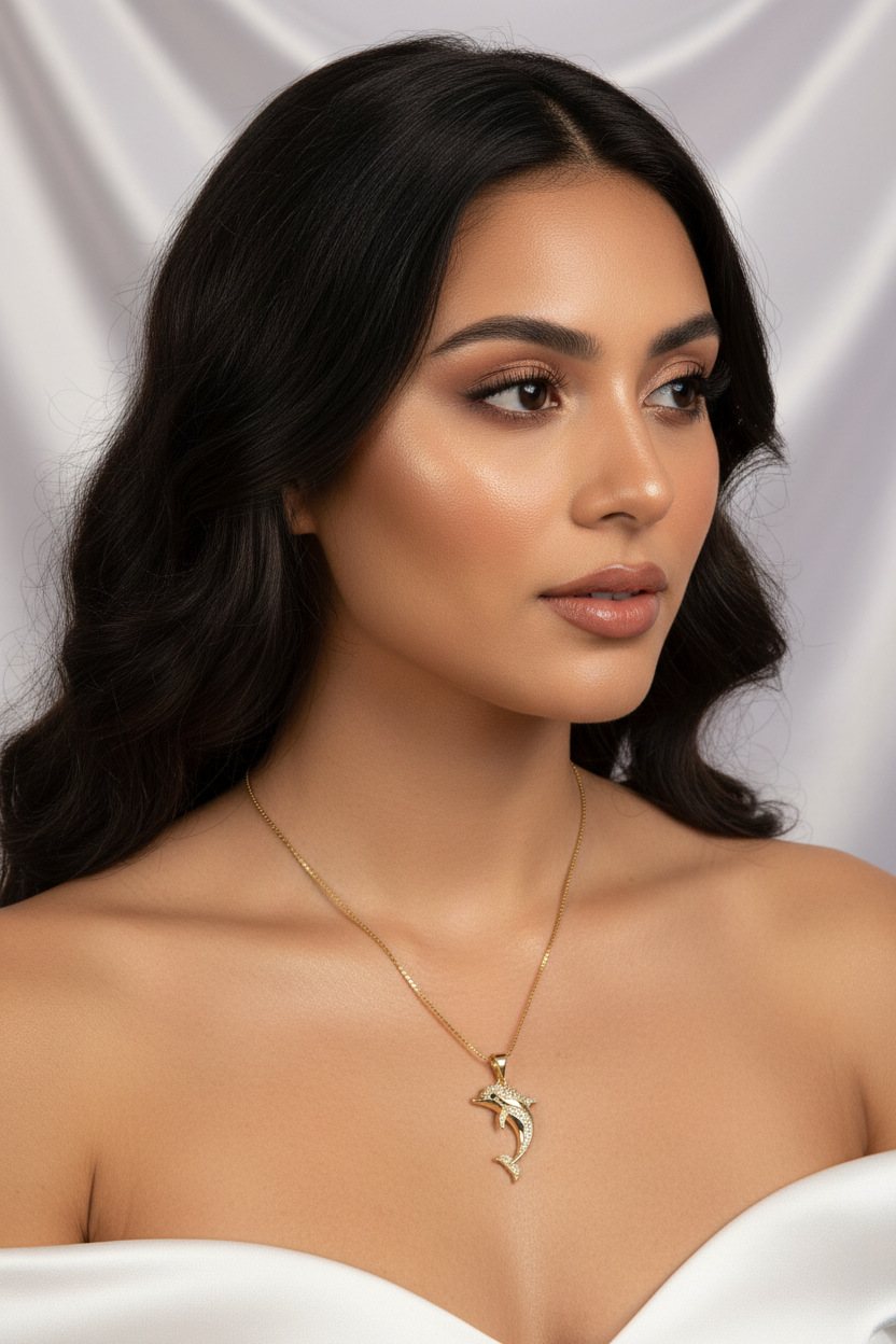 Delfín mujer