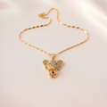 Elephant Necklace Flat Lay
