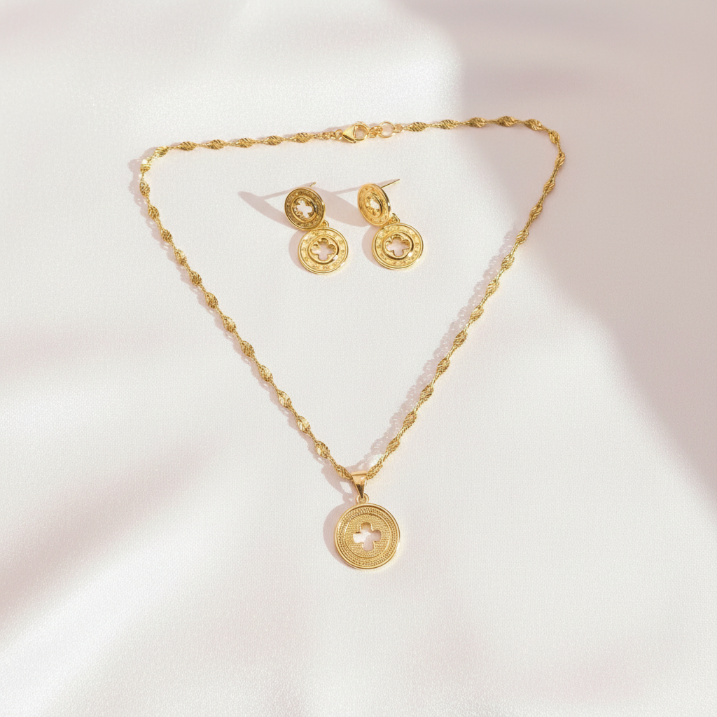 Flat Lay - Set Cruz Moneda