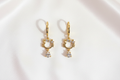 Hello Kitty Earrings Flat Lay