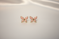 Pink Butterfly Flat Lay