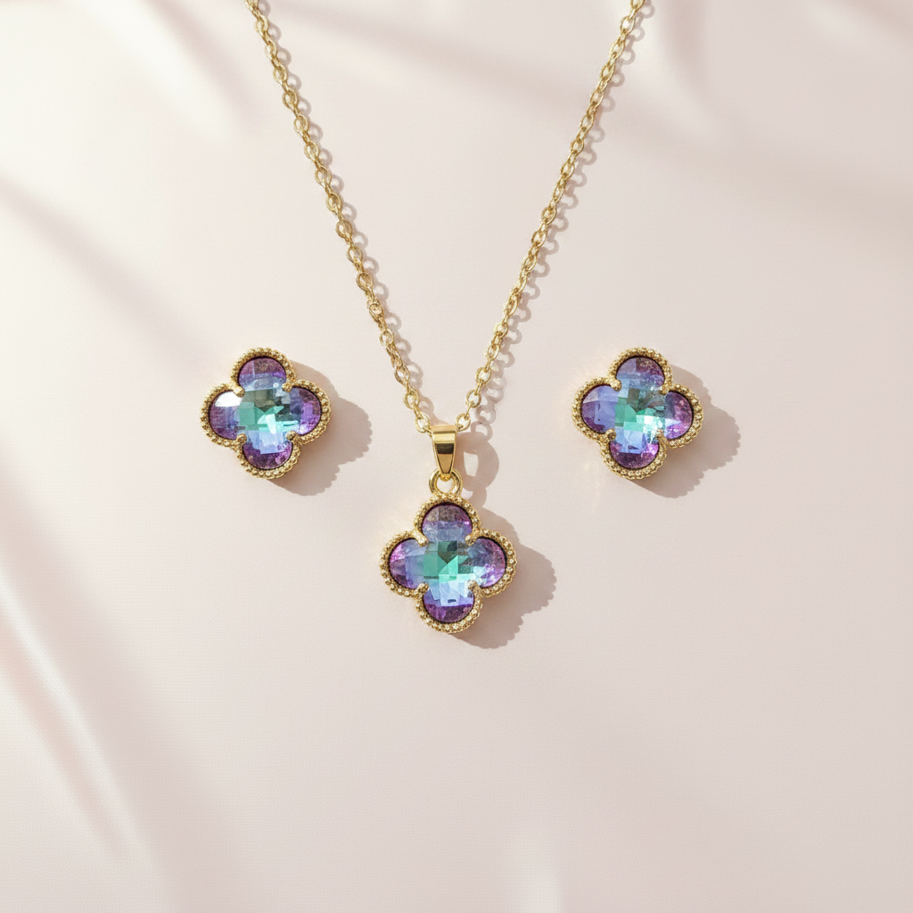 Set Trébol Morado - Completo