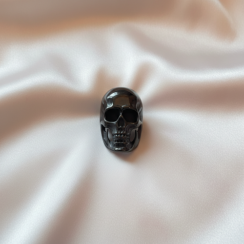 Skull Ring Flat Lay