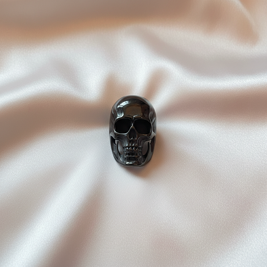 Skull Ring Flat Lay