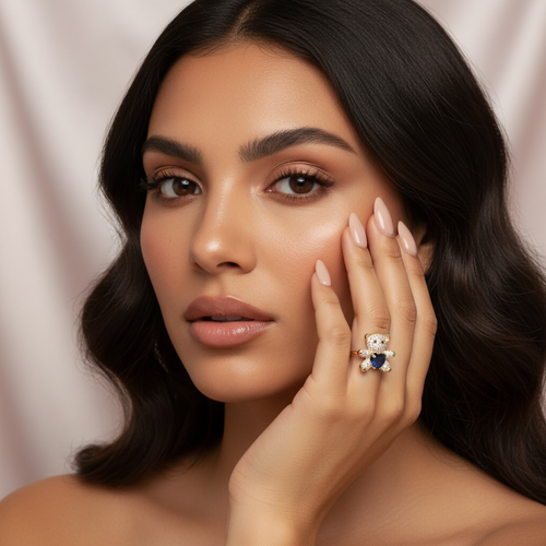 Teddy Bear Ring — Modelo